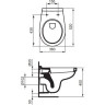 Подвесной унитаз VIDIMA SEVA FRESH E406661